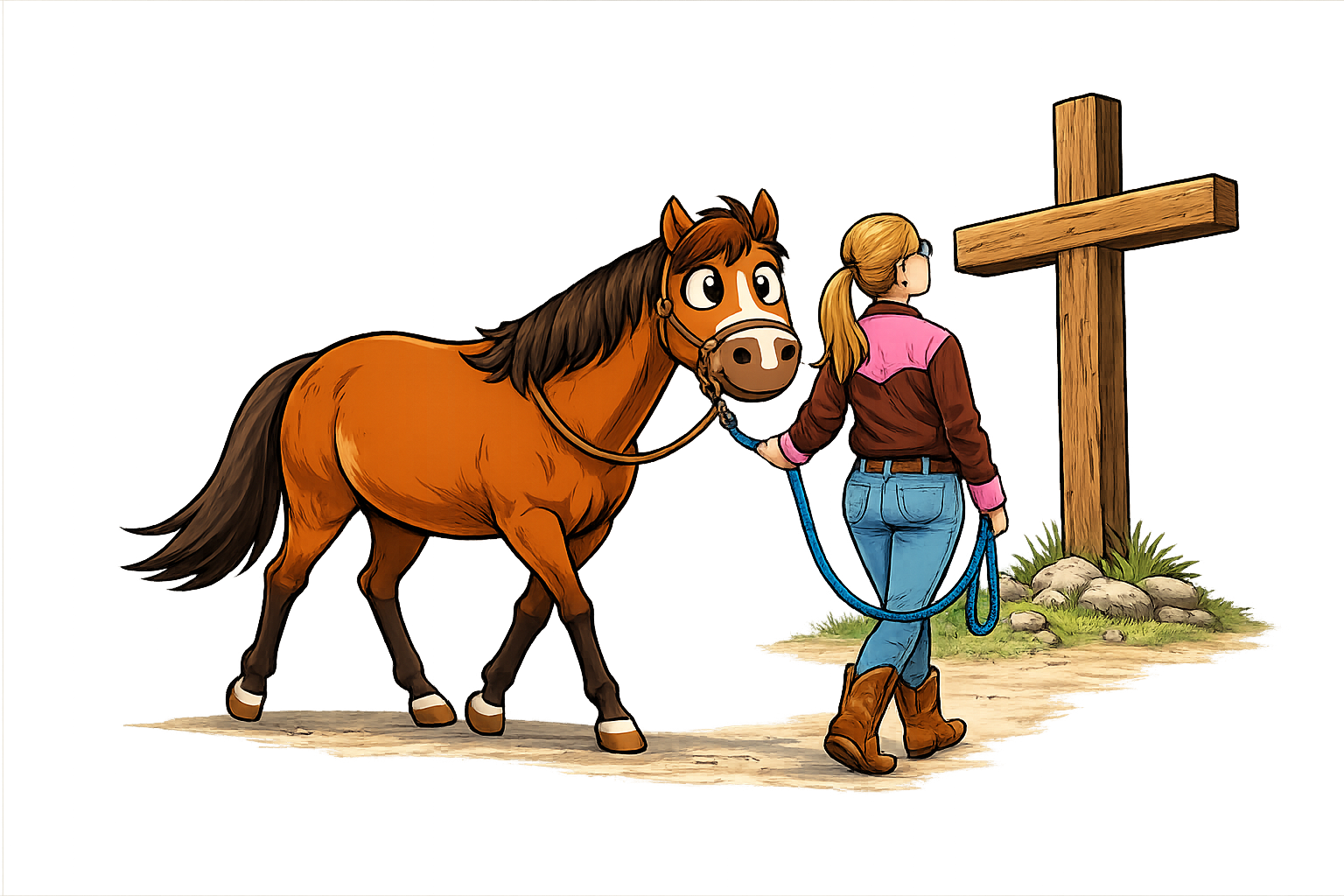 CrossEyed walk for cross transparent